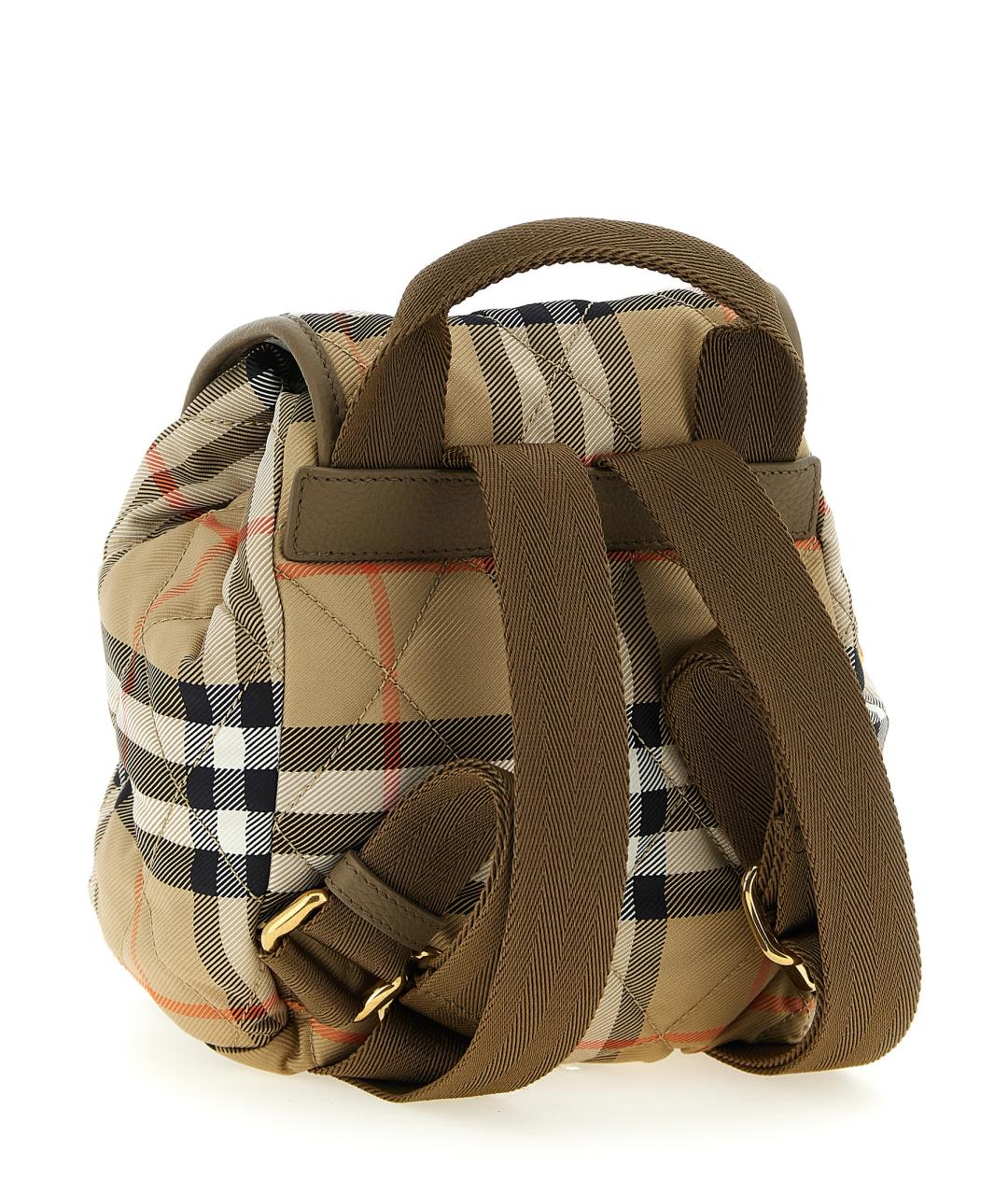 BURBERRY Бежевый синтетический рюкзак, фото 2