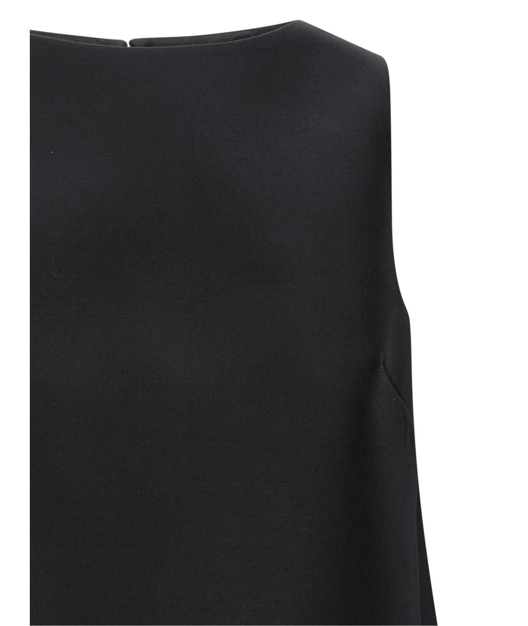 BALENCIAGA Черное шерстяное повседневное платье, фото 3