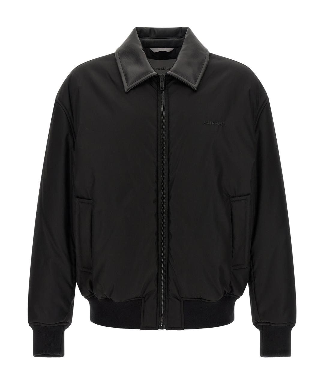 BALENCIAGA Черная полиамидовая куртка, фото 1