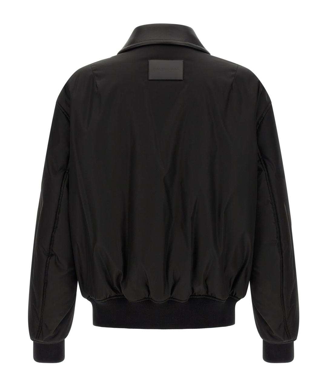 BALENCIAGA Черная полиамидовая куртка, фото 2