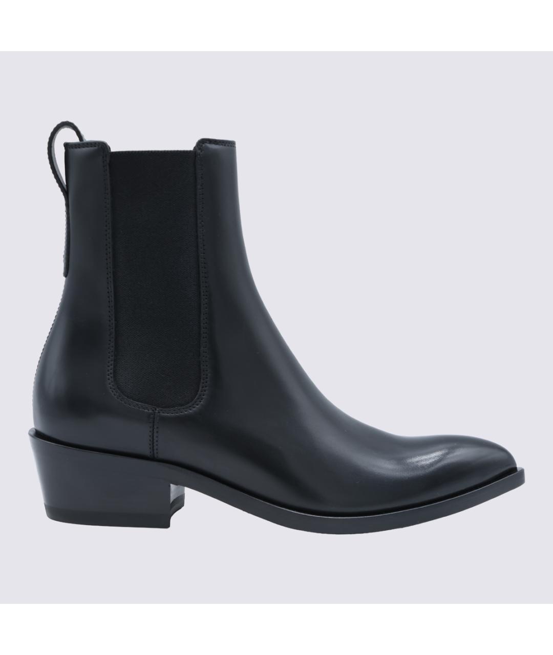 TOM FORD Черные кожаные ботинки, фото 5