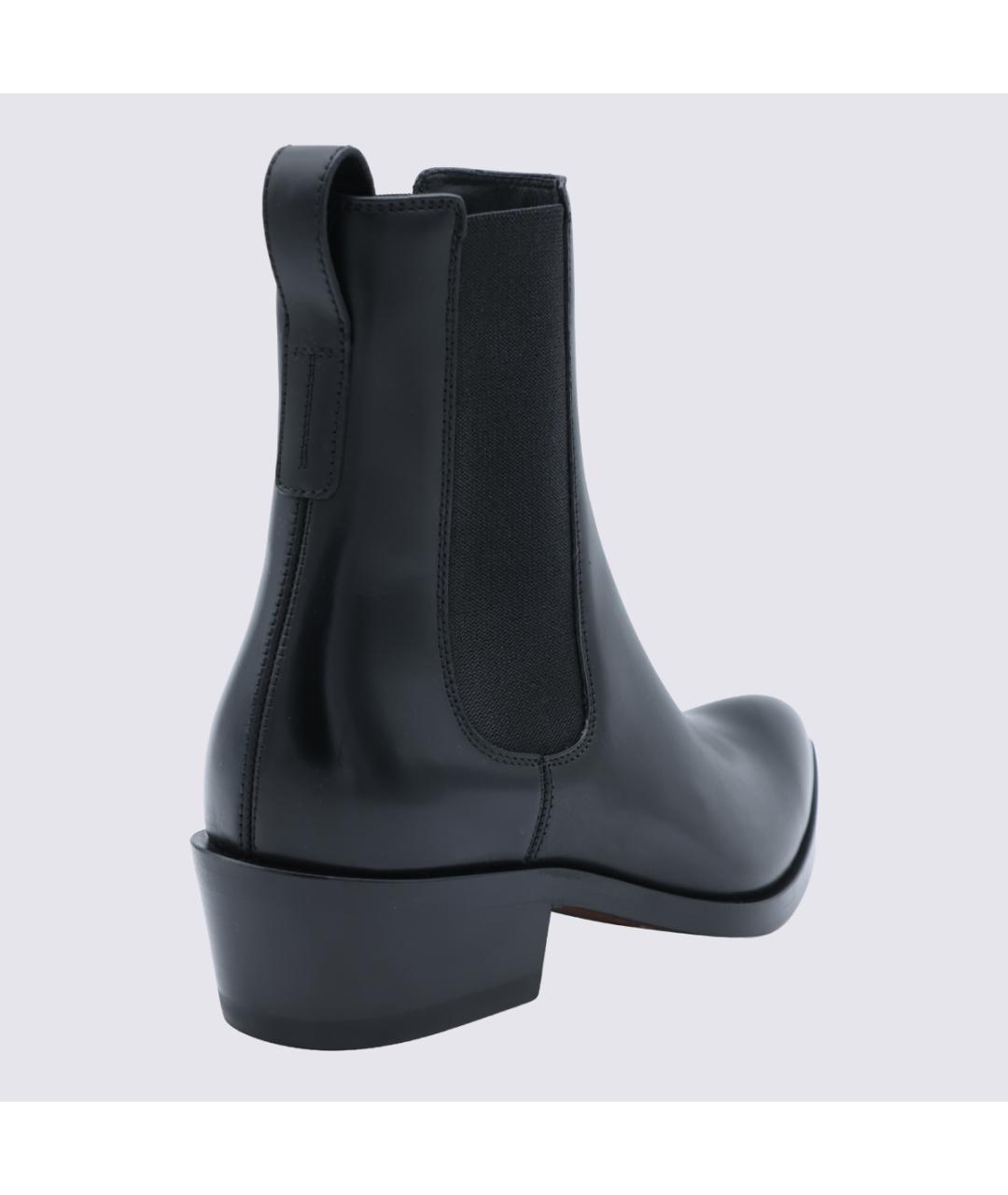 TOM FORD Черные кожаные ботинки, фото 3