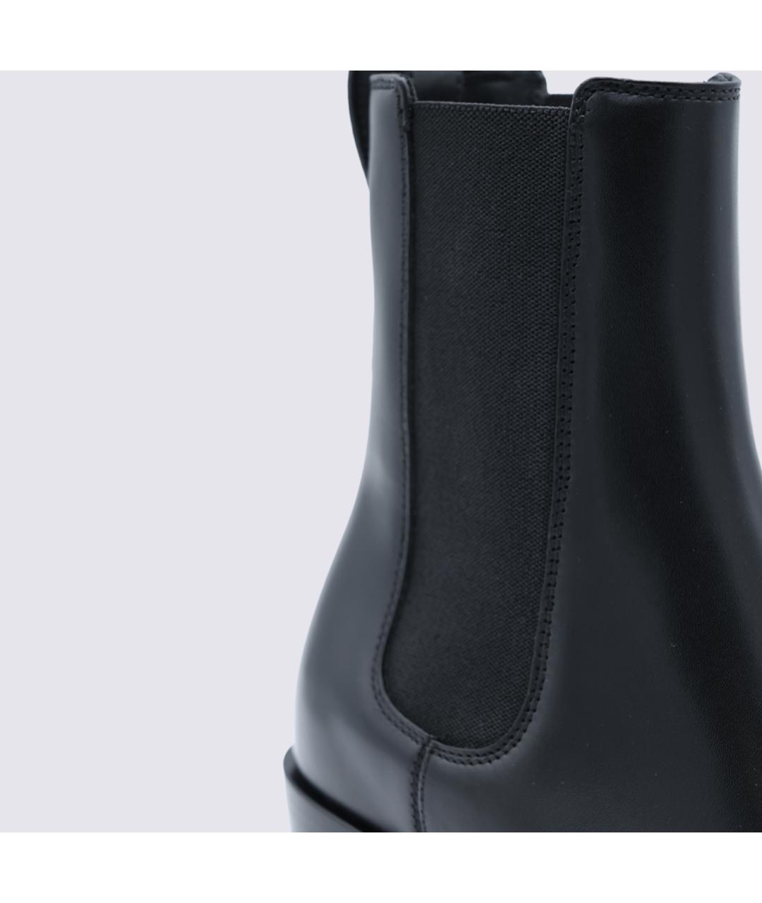 TOM FORD Черные кожаные ботинки, фото 4