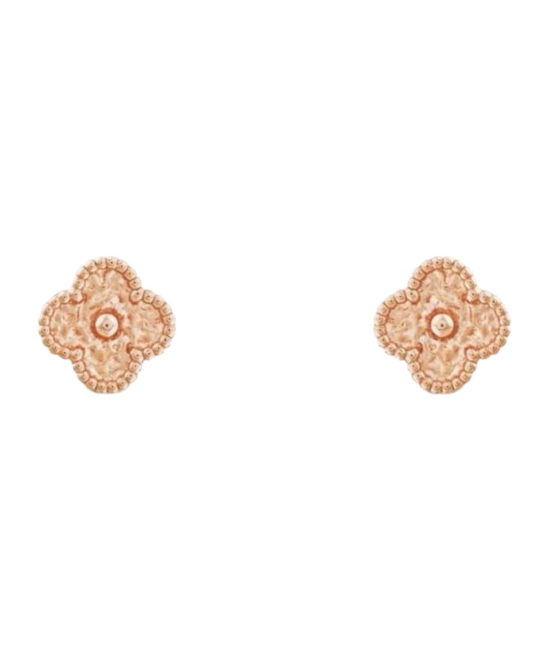 VAN CLEEF & ARPELS Золотые серьги из розового золота, фото 1