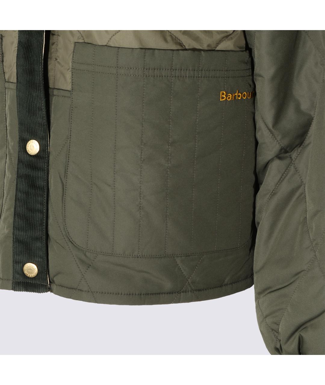 BARBOUR Зеленая хлопковая куртка, фото 3