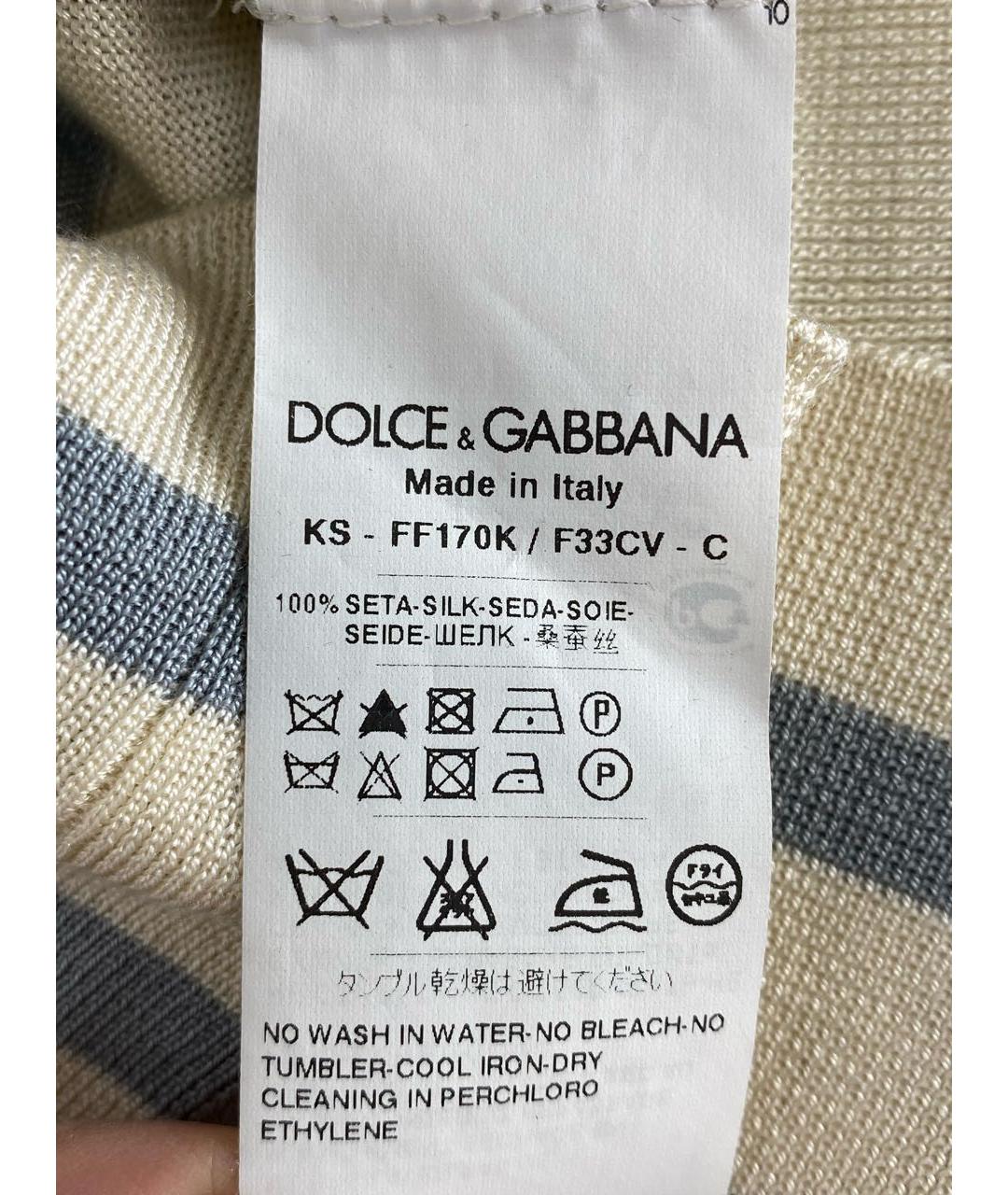 DOLCE&GABBANA Шелковый джемпер / свитер, фото 4