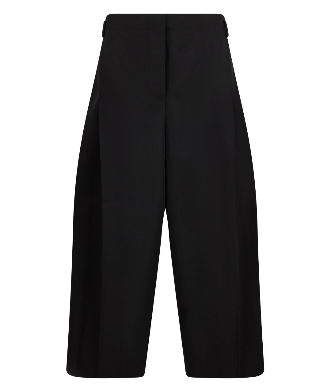 JACQUEMUS Черные хлопковые брюки широкие, фото 1