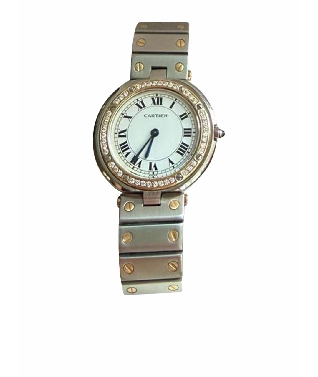 CARTIER Серебряные часы из белого золота, фото 7