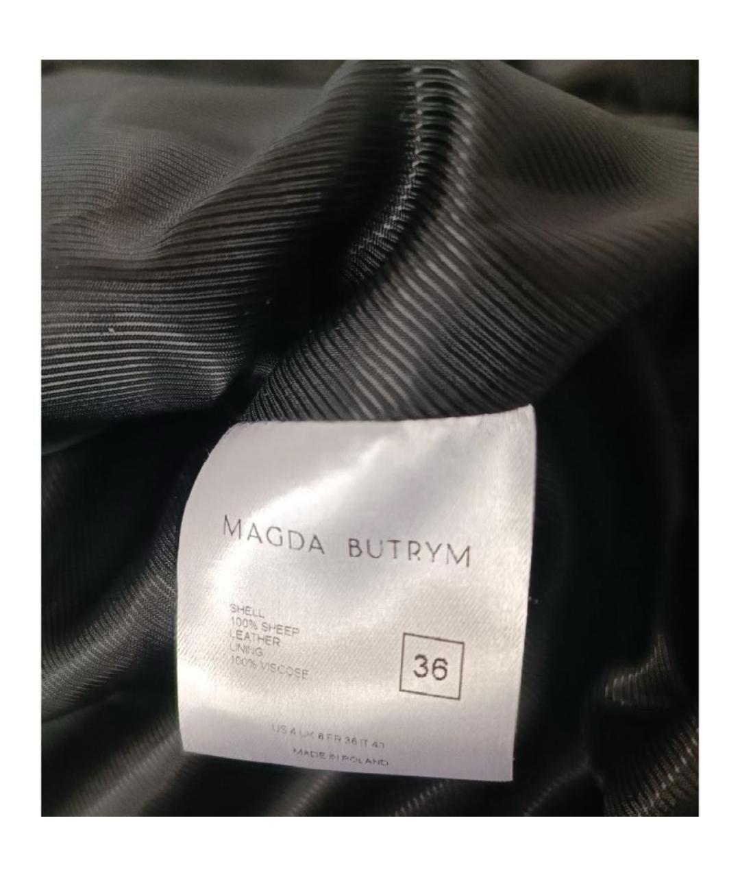 MAGDA BUTRYM Серая кожаная куртка, фото 5