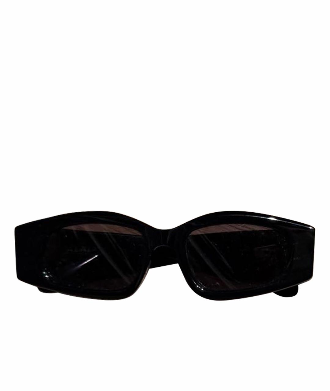 ALAIA Черные пластиковые солнцезащитные очки, фото 1