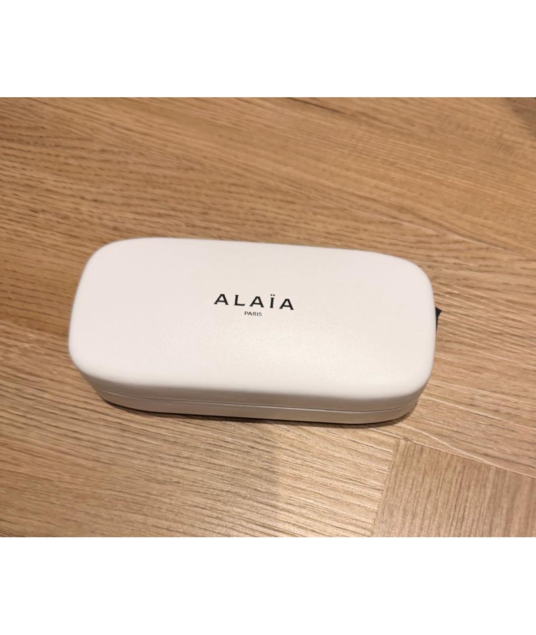 ALAIA Черные пластиковые солнцезащитные очки, фото 4