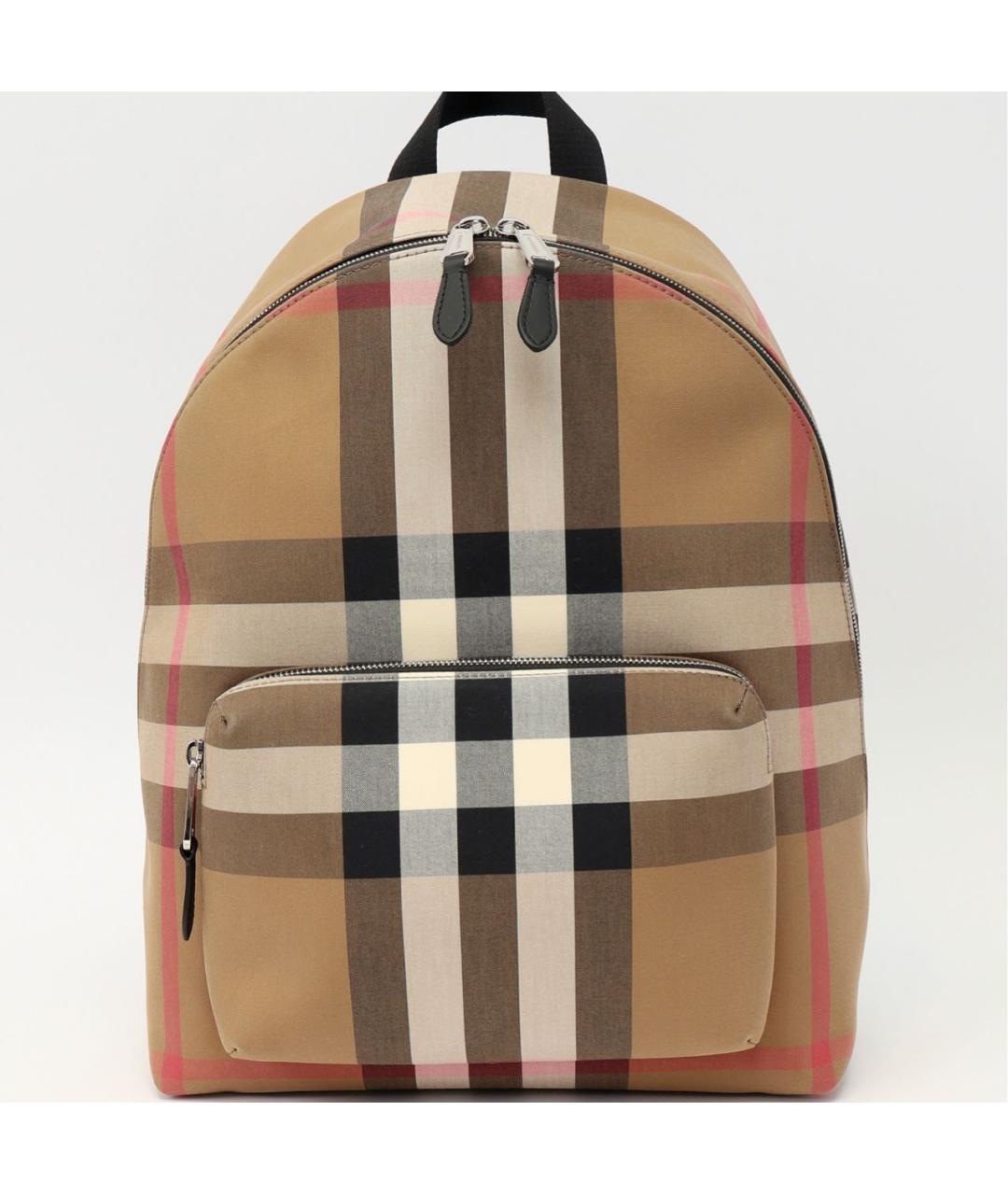 BURBERRY Бежевый тканевый портфель, фото 2