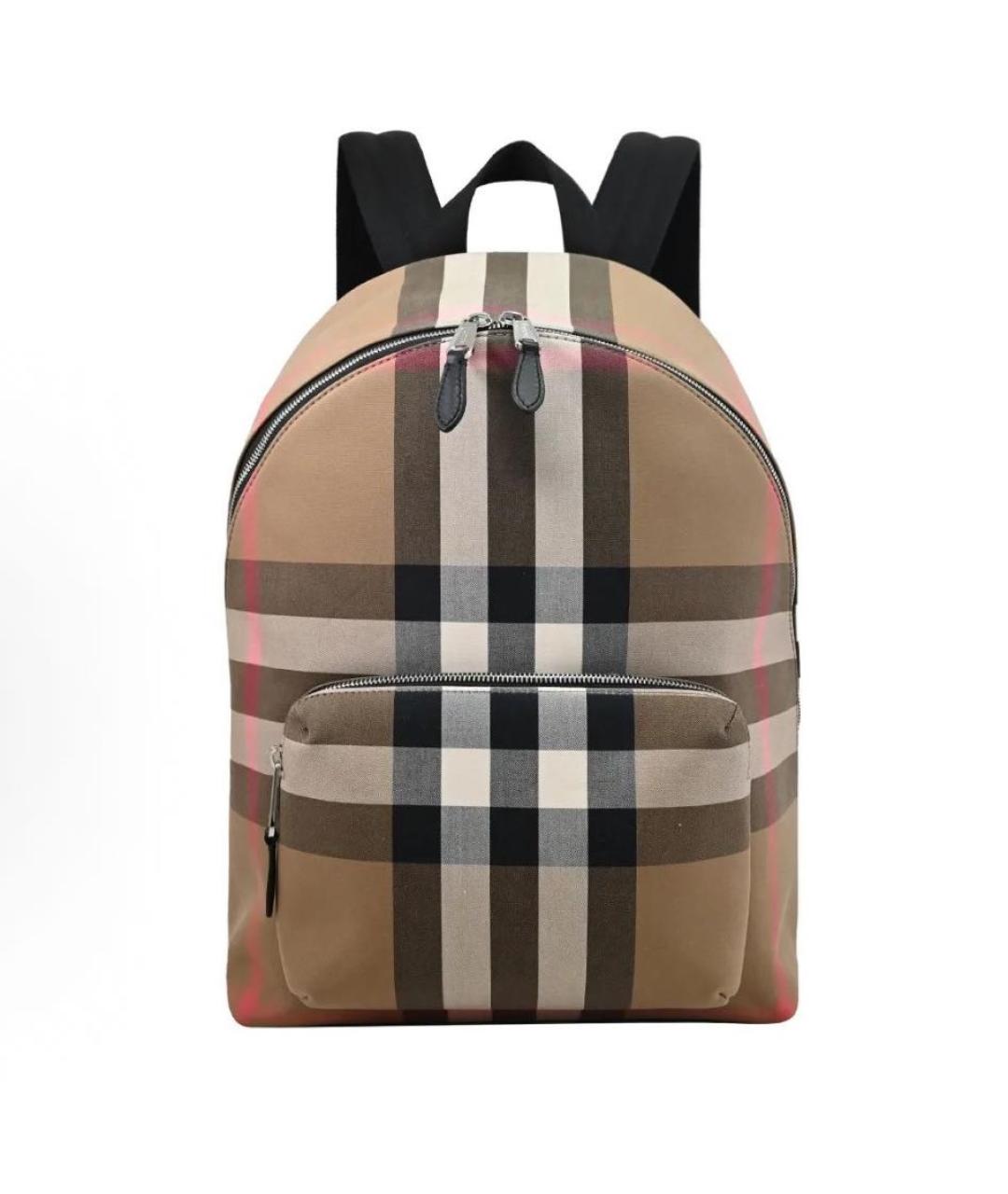 BURBERRY Бежевый тканевый портфель, фото 5
