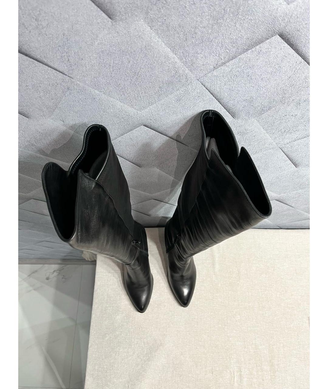 STUART WEITZMAN Черные кожаные ботинки, фото 3