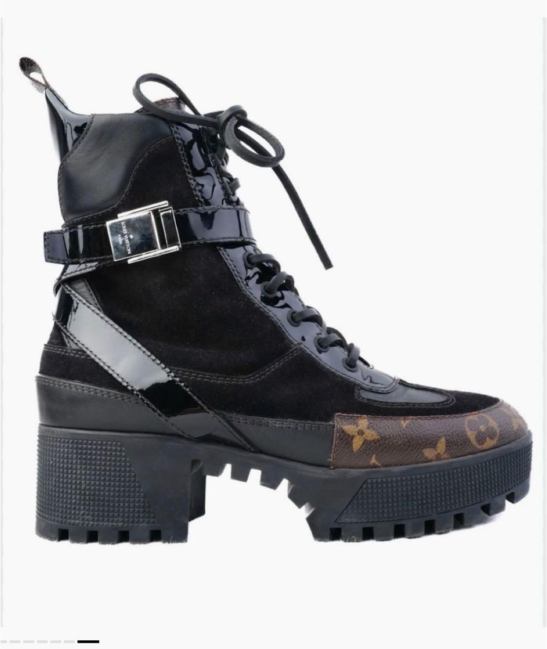 LOUIS VUITTON Черные ботинки, фото 6