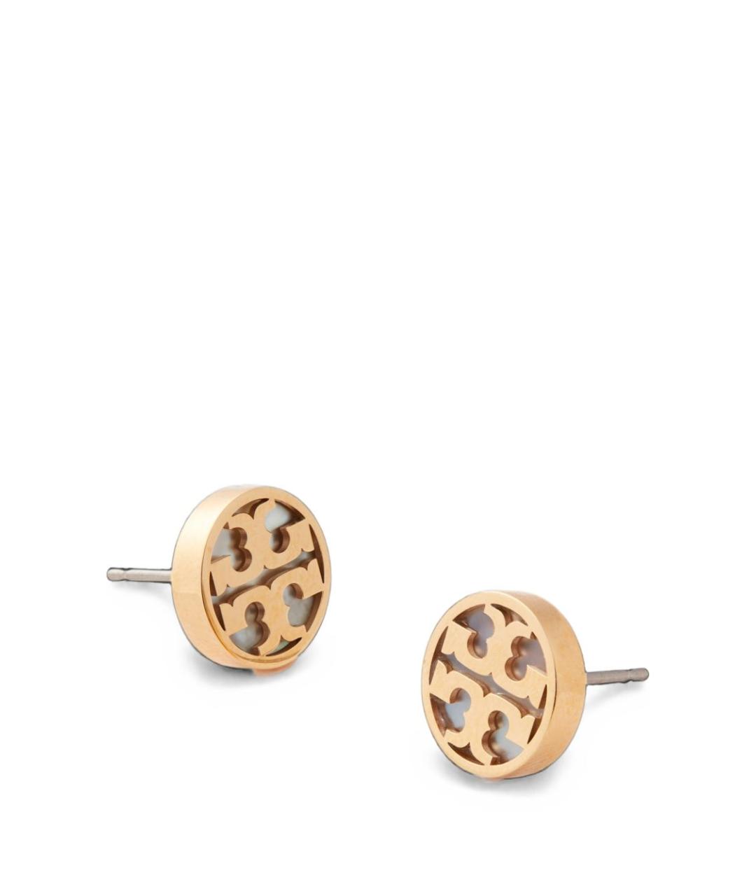TORY BURCH Золотые металлические серьги, фото 3