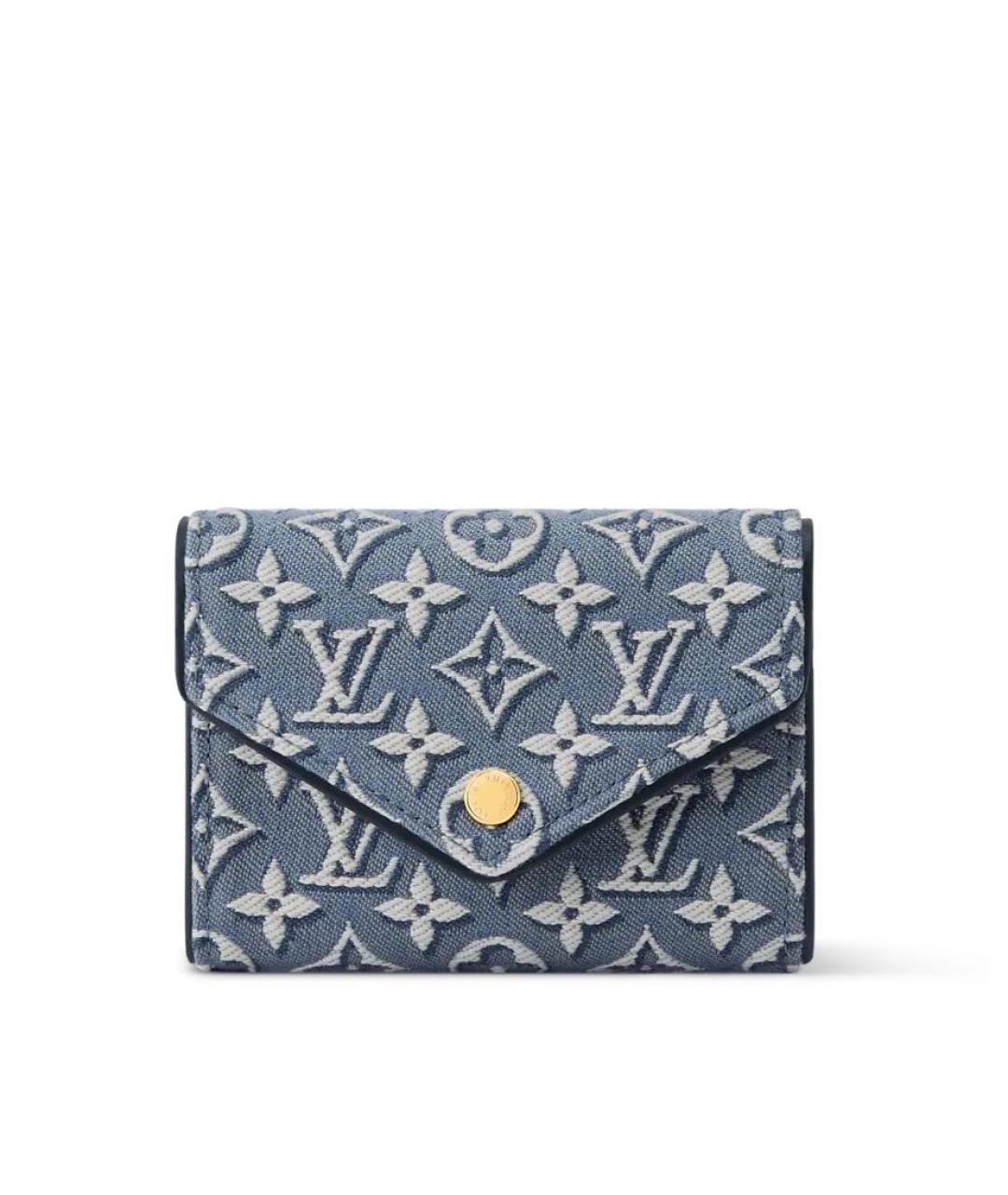 LOUIS VUITTON Голубой кошелек, фото 6