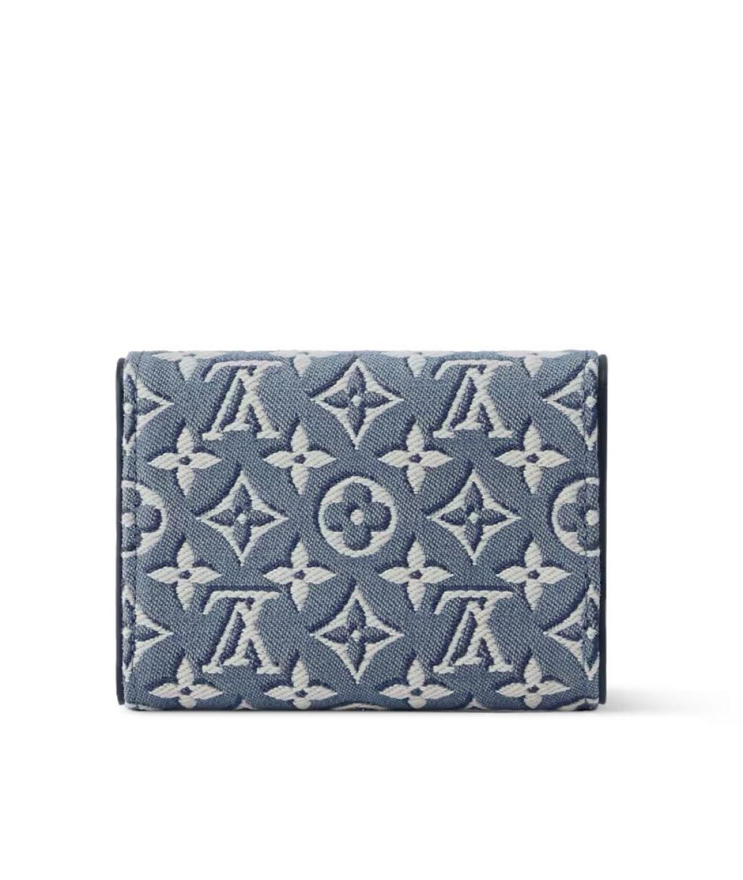LOUIS VUITTON Голубой кошелек, фото 4