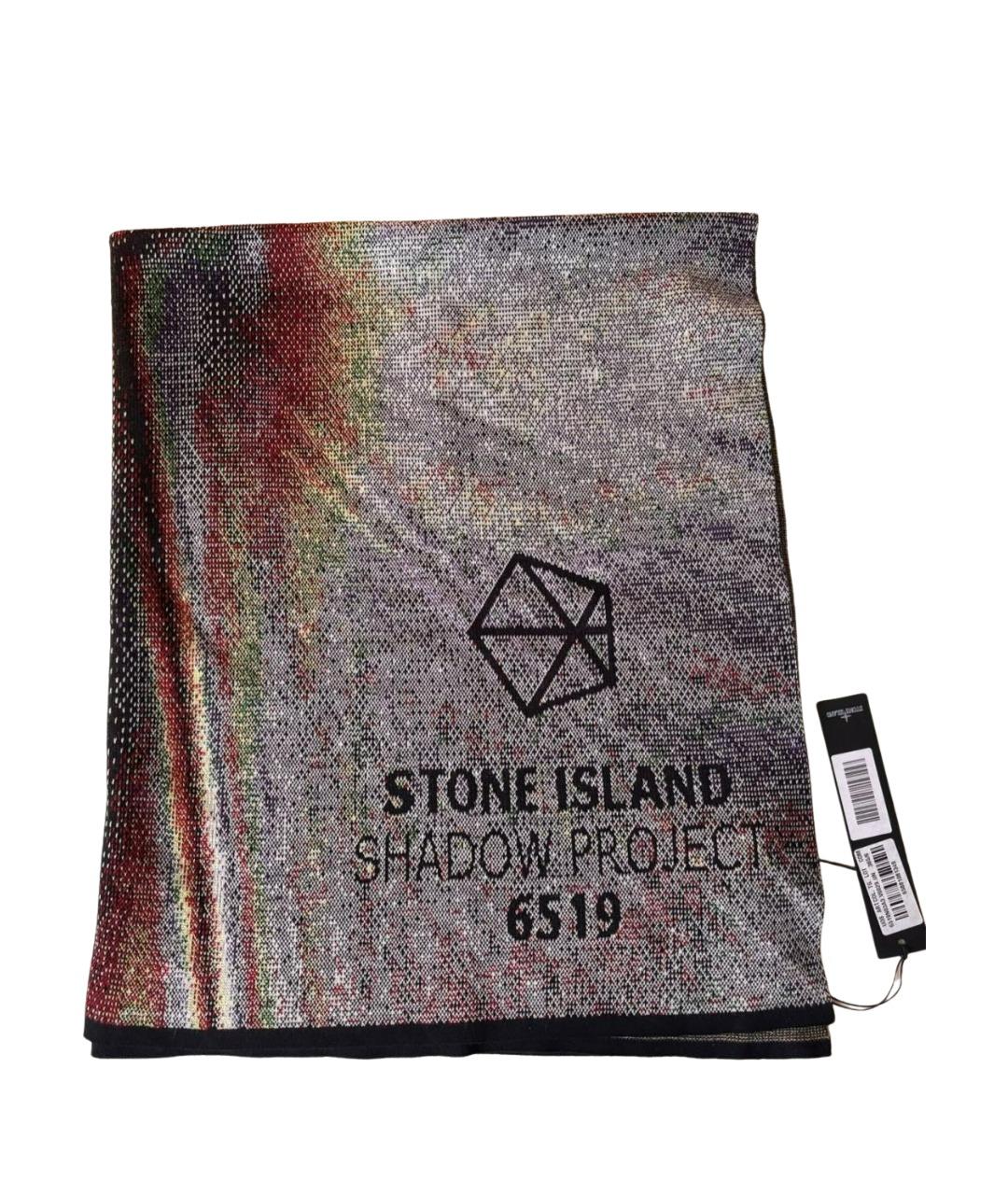 STONE ISLAND Мульти шерстяной шарф, фото 1