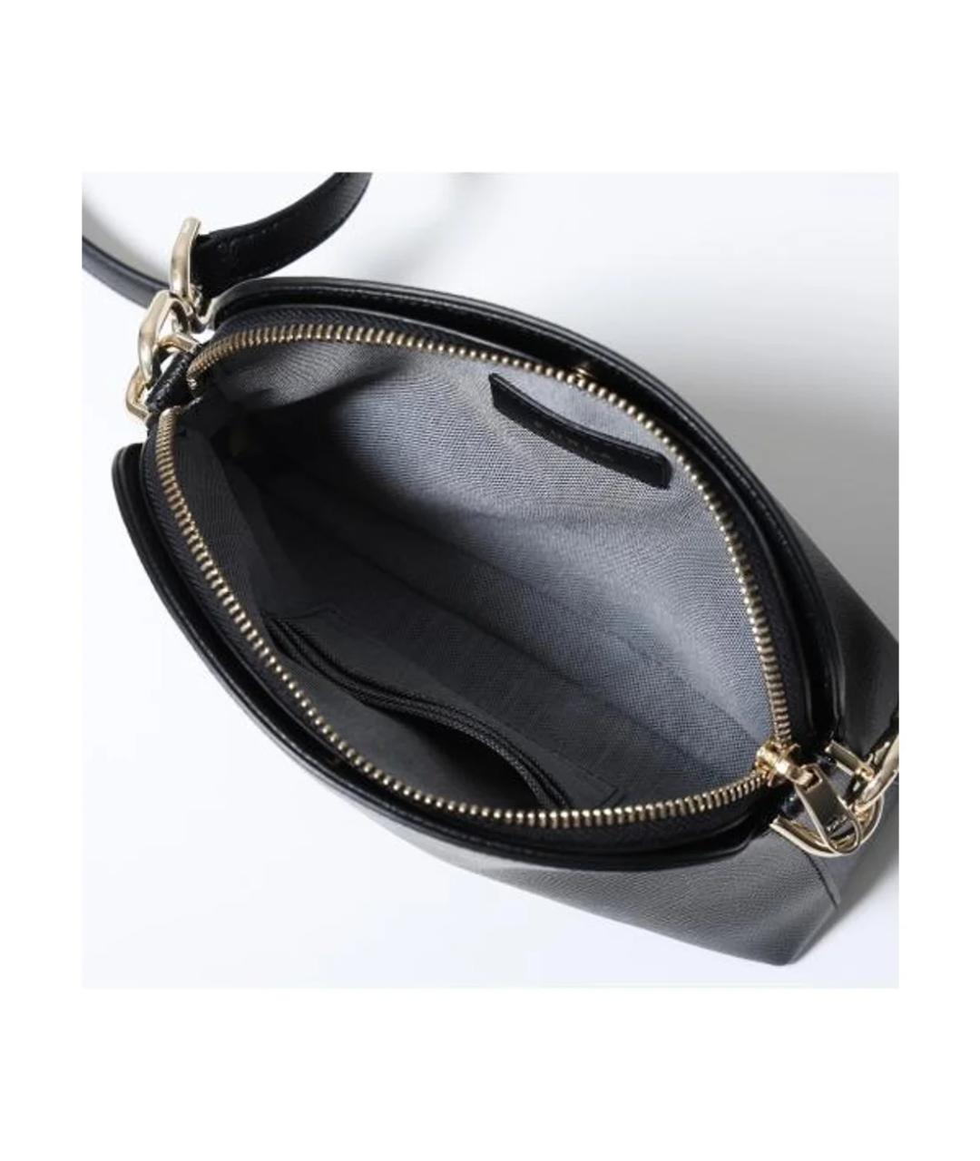 FURLA Черная кожаная сумка через плечо, фото 2