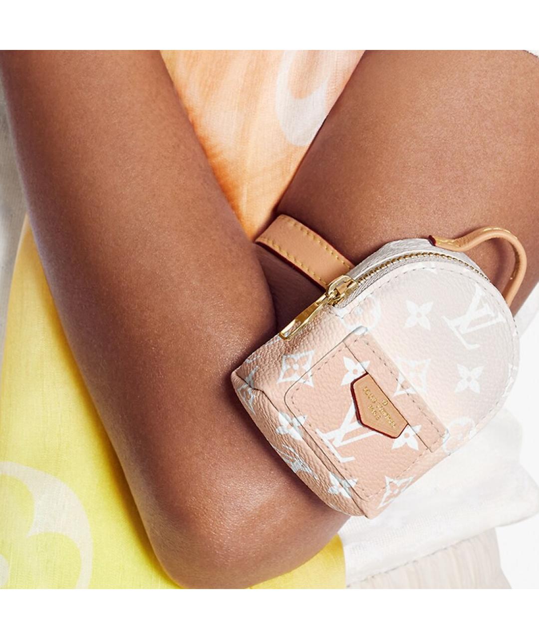 LOUIS VUITTON Розовый кошелек, фото 5