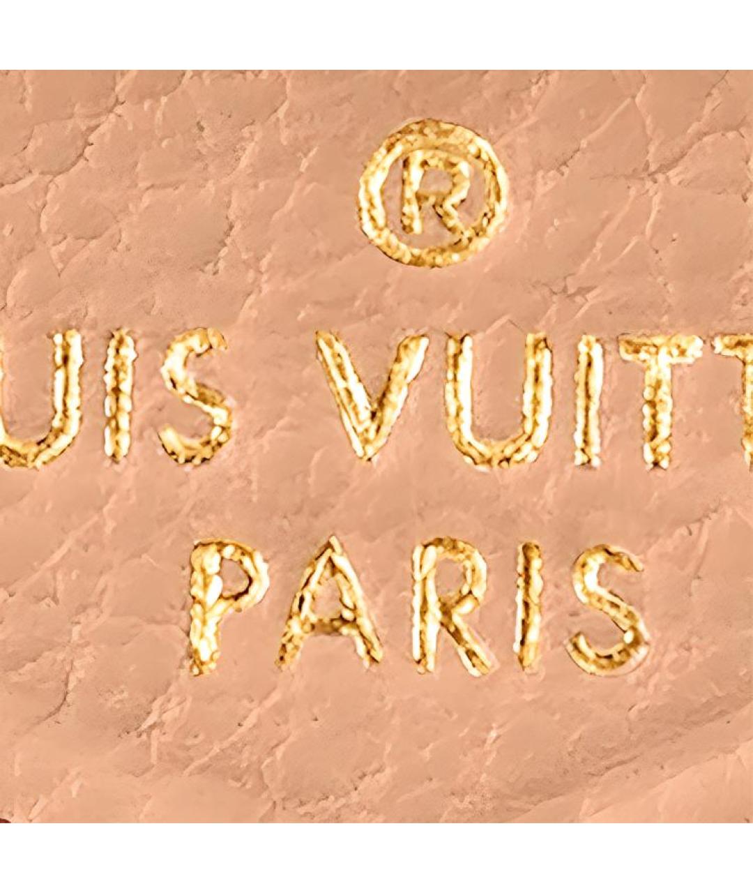 LOUIS VUITTON Розовый кошелек, фото 3