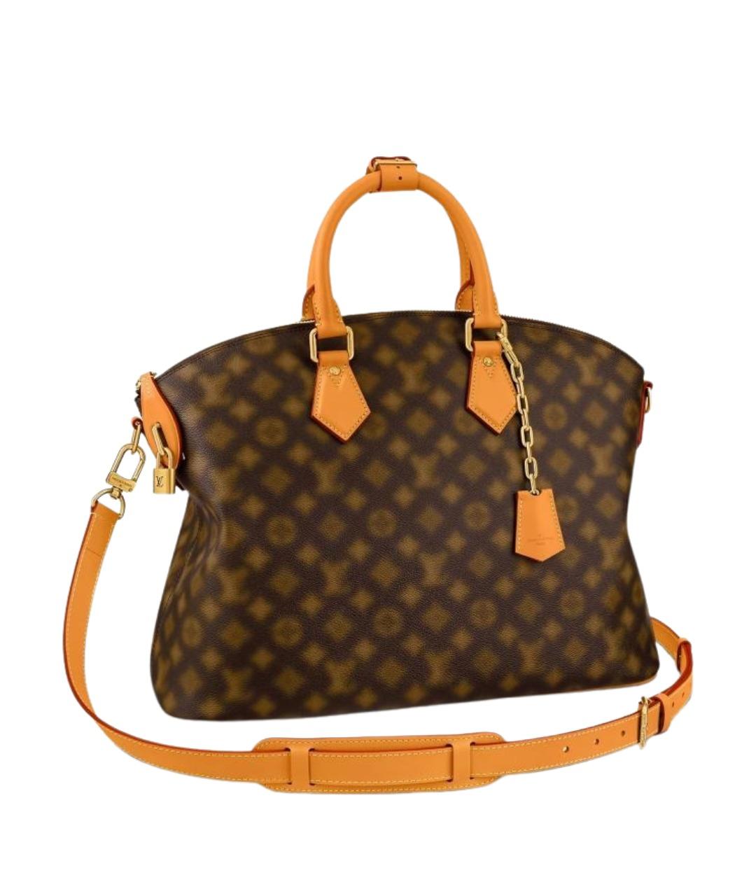 LOUIS VUITTON Коричневая сумка на плечо из канвы, фото 1