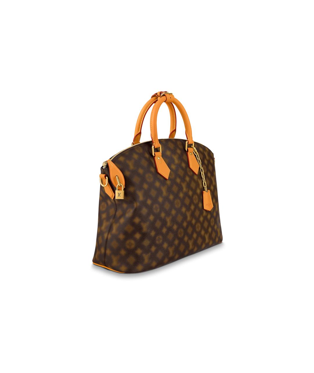 LOUIS VUITTON Коричневая сумка на плечо из канвы, фото 2