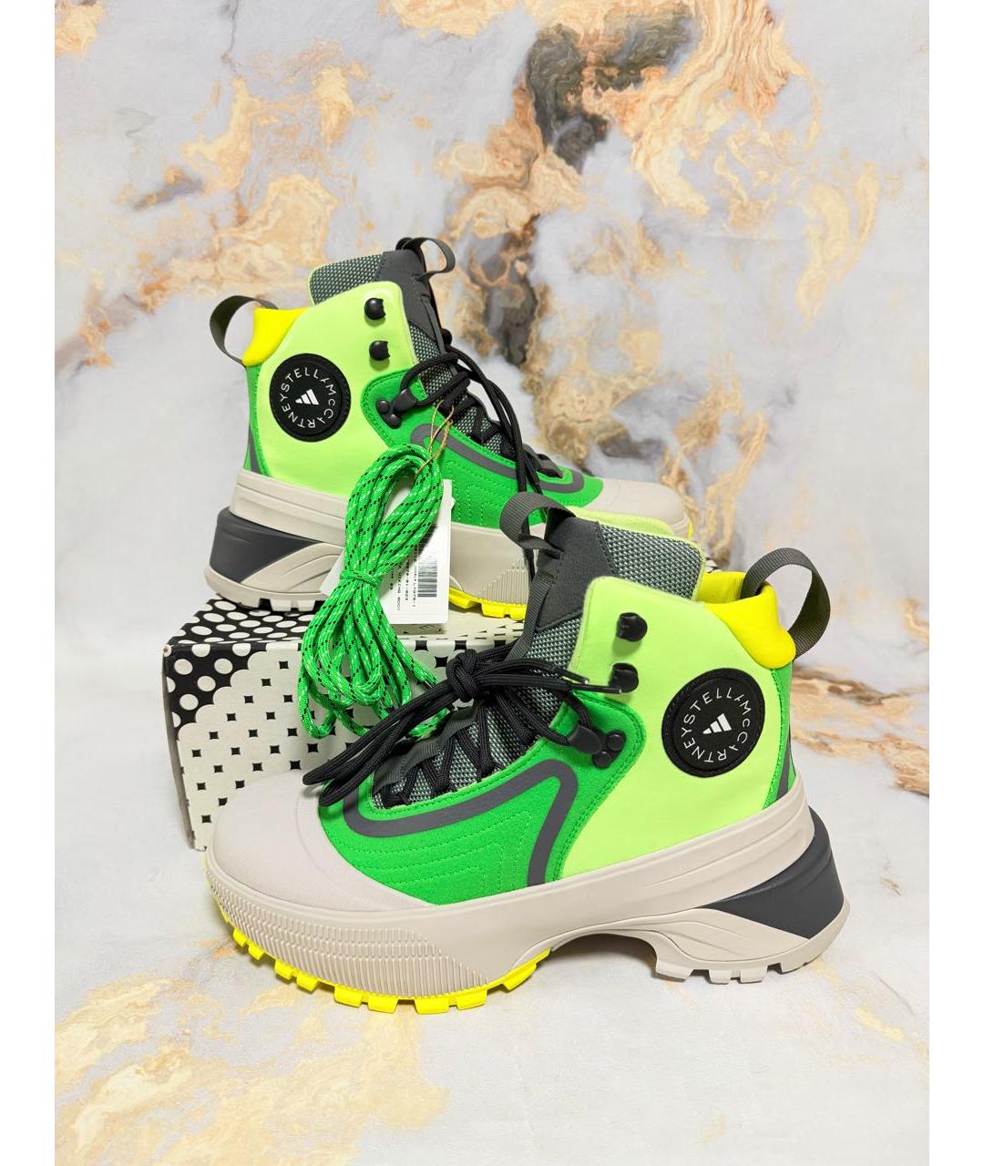 ADIDAS BY STELLA MCCARTNEY Зеленые ботинки, фото 2