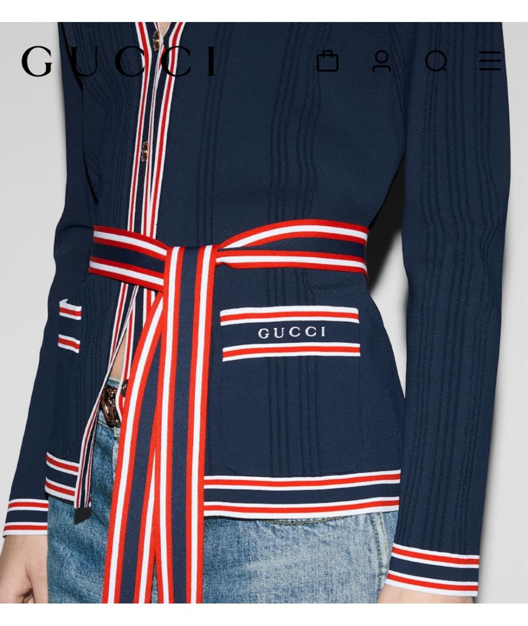 GUCCI Мульти вискозный кардиган, фото 6