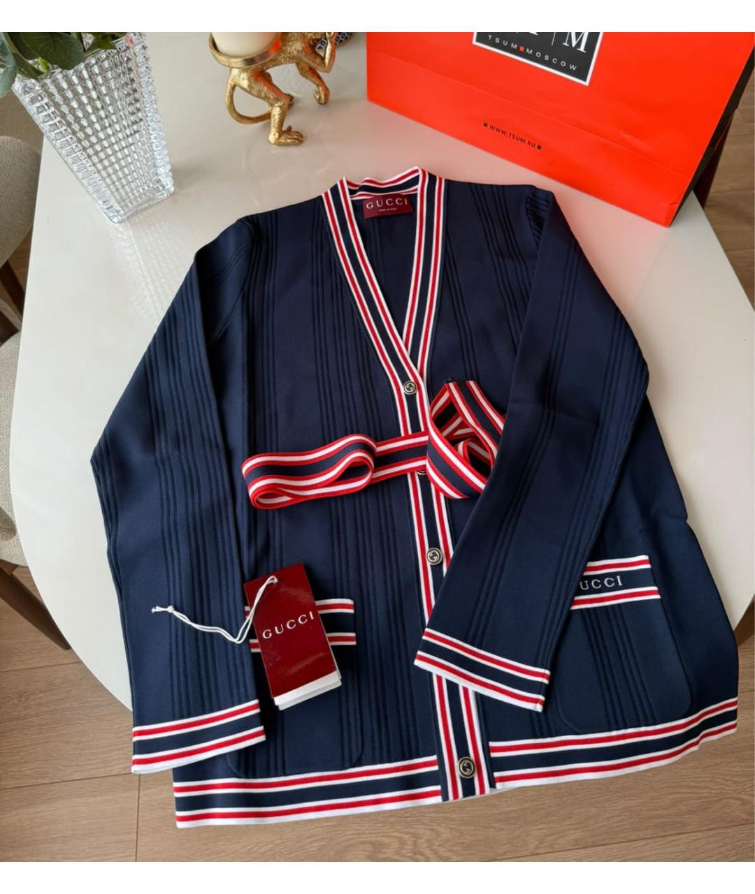 GUCCI Мульти вискозный кардиган, фото 7