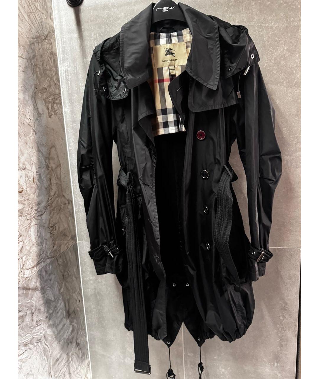 BURBERRY Черный тренч/плащ, фото 2