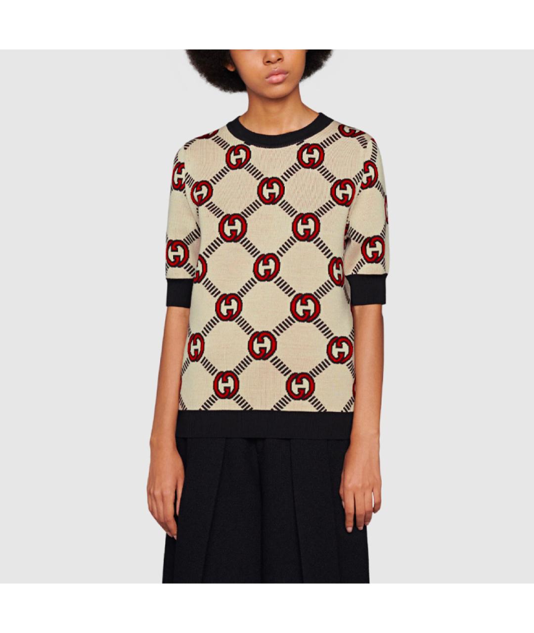 GUCCI Хаки джемпер / свитер, фото 3