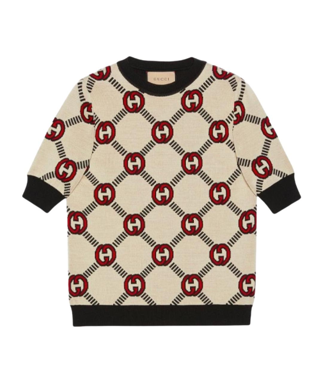 GUCCI Хаки джемпер / свитер, фото 1