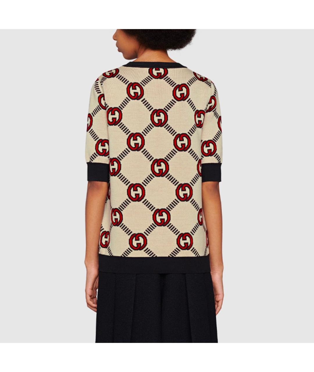 GUCCI Хаки джемпер / свитер, фото 4
