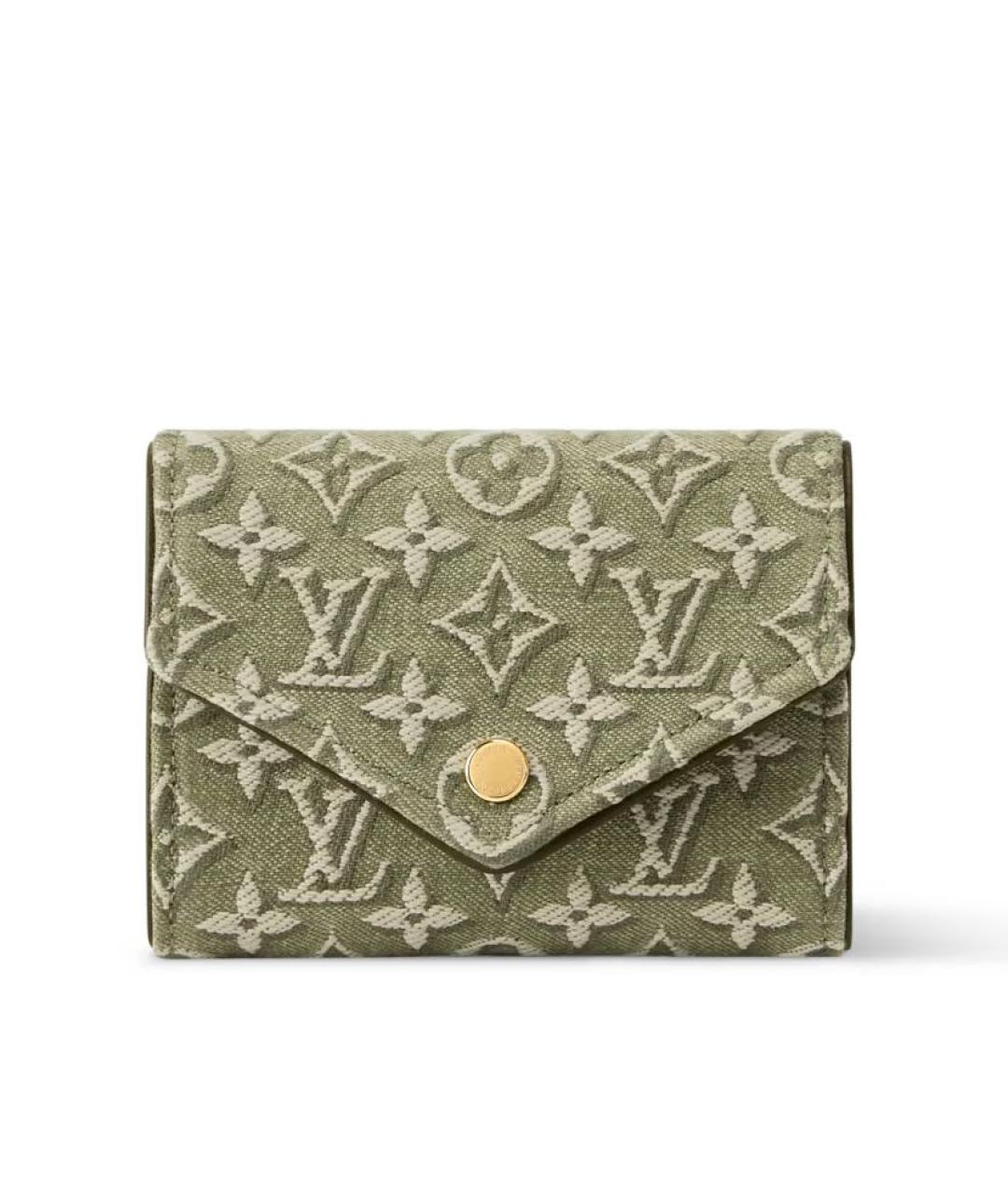 LOUIS VUITTON Хаки кошелек, фото 6