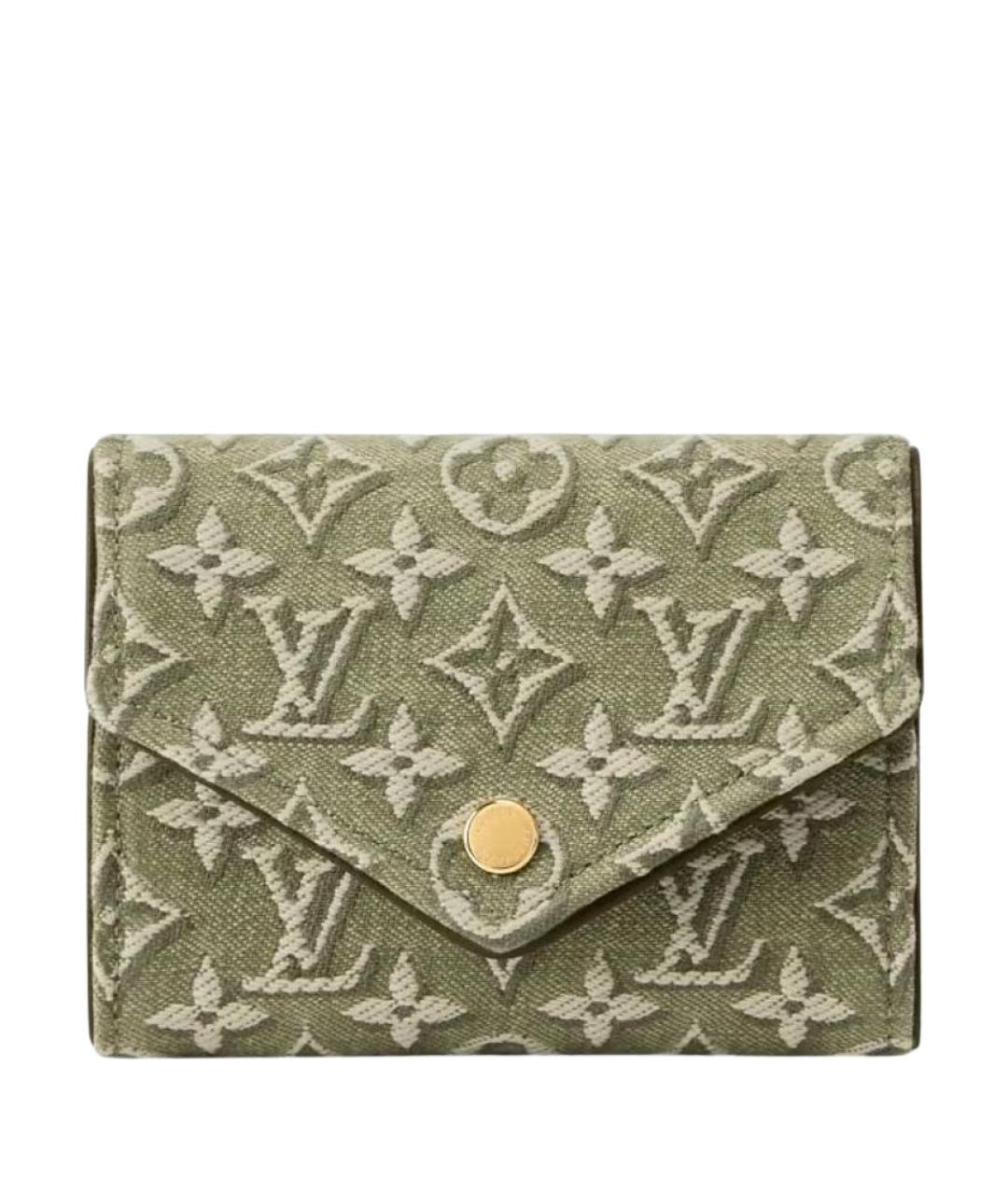 LOUIS VUITTON Хаки кошелек, фото 1
