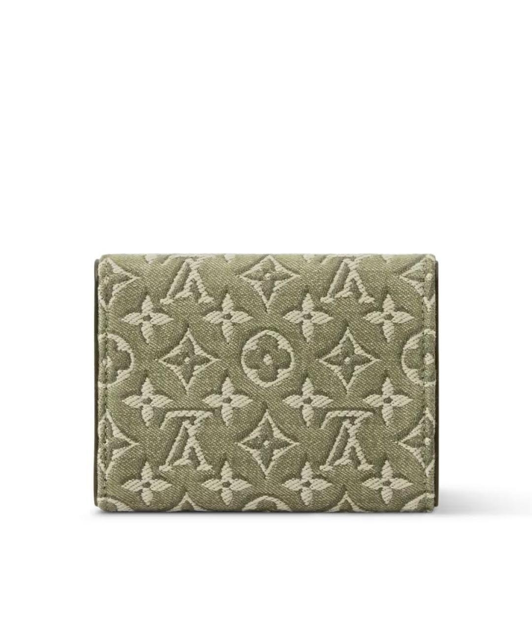 LOUIS VUITTON Хаки кошелек, фото 4