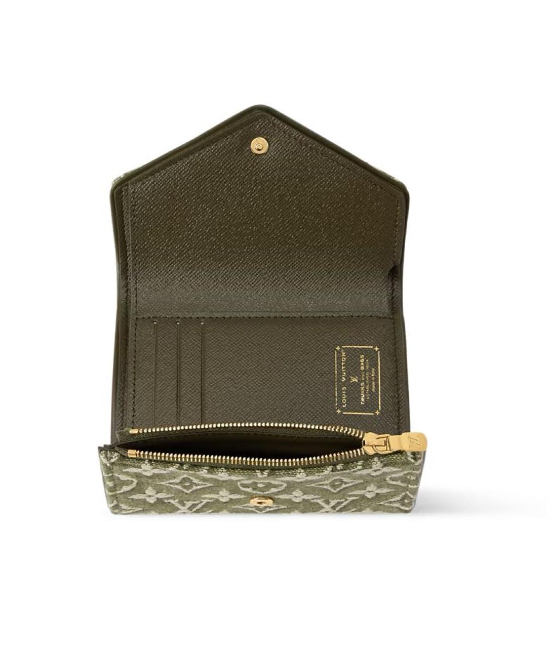 LOUIS VUITTON Хаки кошелек, фото 3