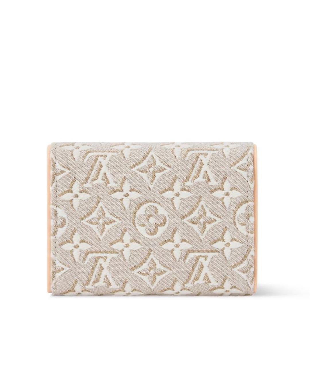 LOUIS VUITTON Бежевый кошелек, фото 4