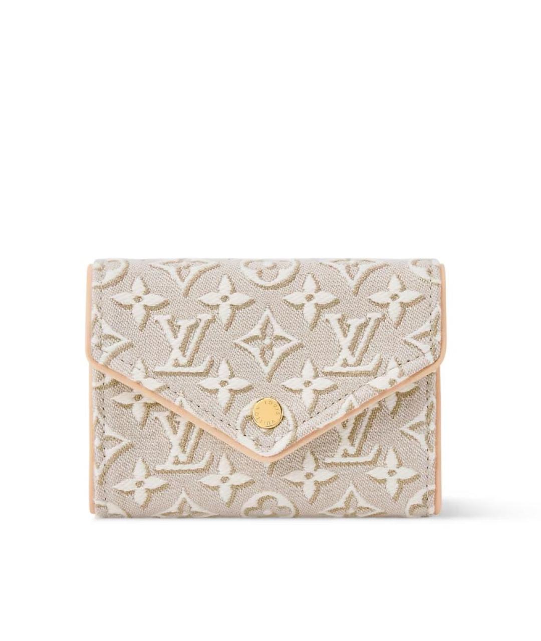 LOUIS VUITTON Бежевый кошелек, фото 6