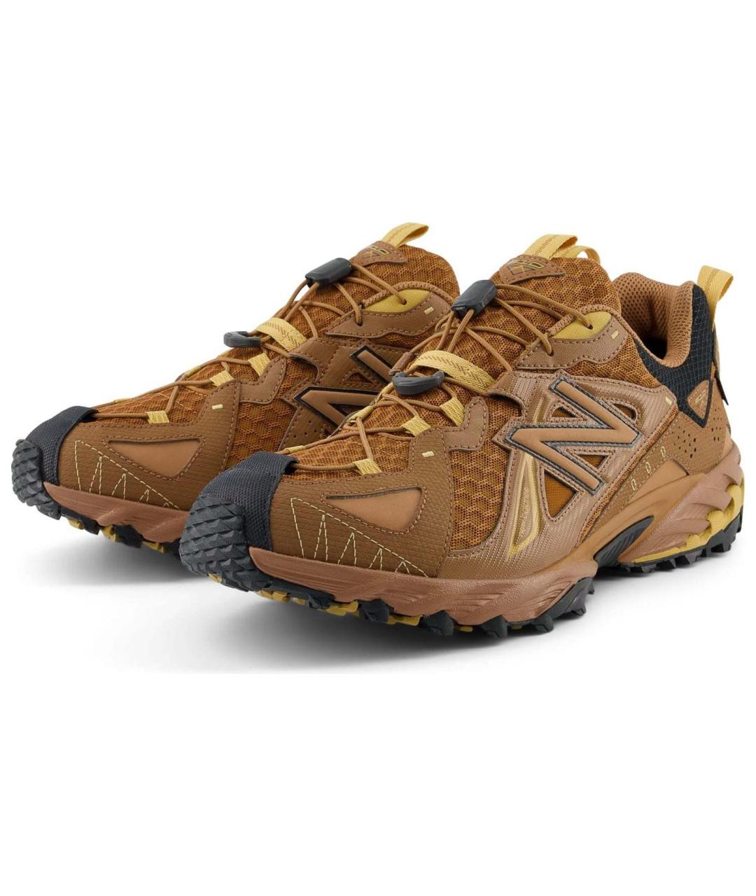 NEW BALANCE Коричневые низкие кроссовки / кеды, фото 3