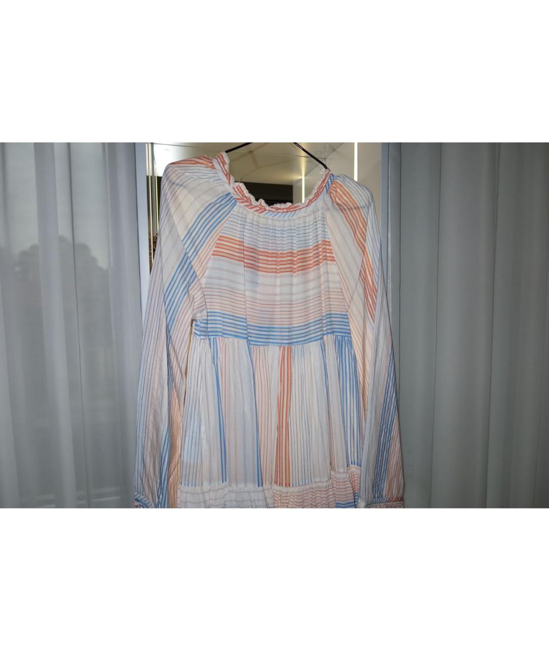 STELLA MCCARTNEY Голубое хлопковое повседневное платье, фото 2