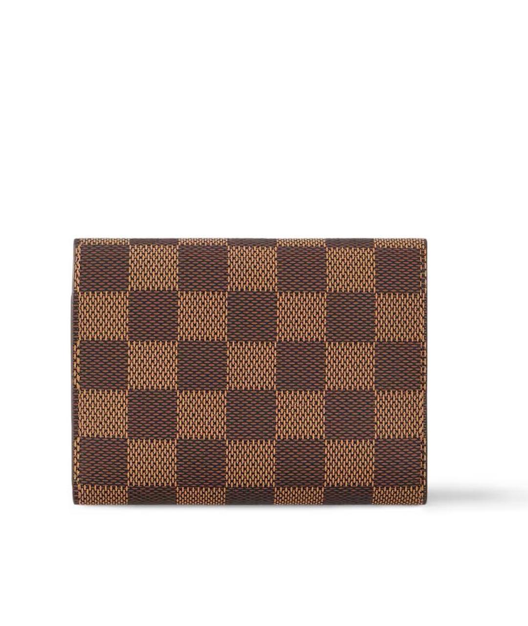 LOUIS VUITTON Коричневый кошелек, фото 4