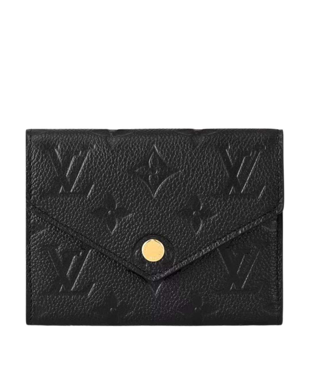 LOUIS VUITTON Черный кожаный кошелек, фото 1