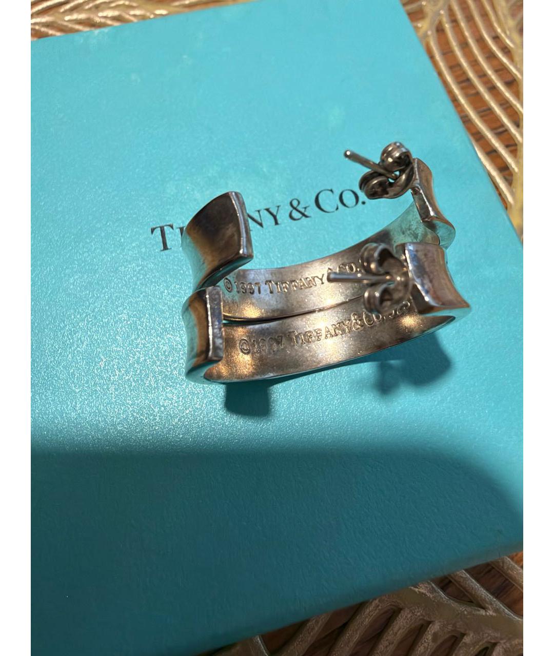 TIFFANY&CO Серебряные серебряные серьги, фото 2