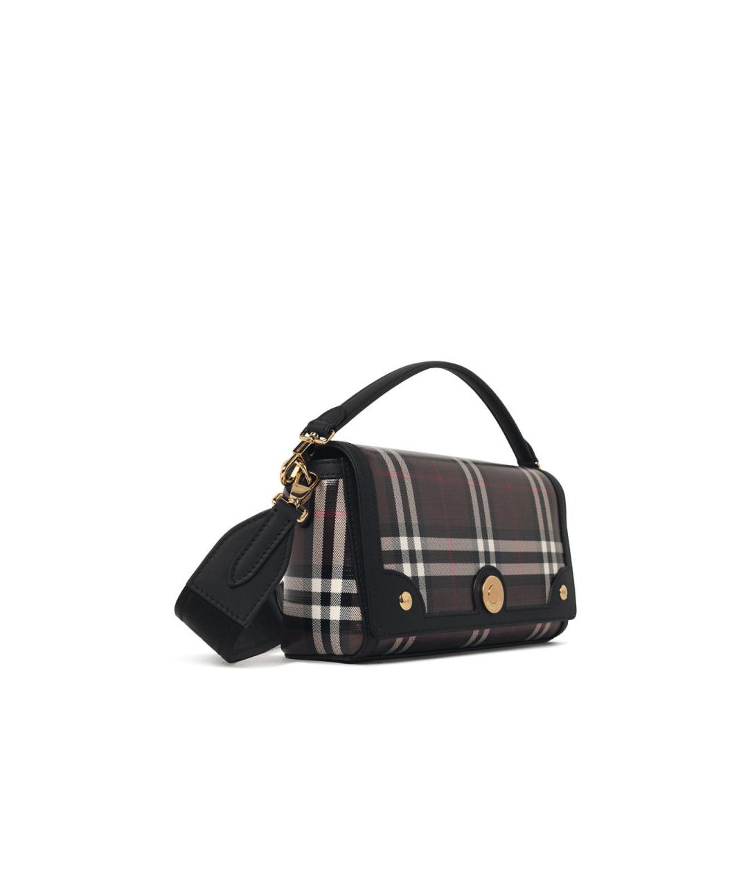 BURBERRY Коричневая сумка через плечо из канвы, фото 2