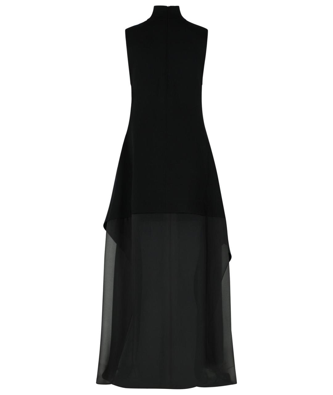 SPORTMAX Черное вискозное повседневное платье, фото 3
