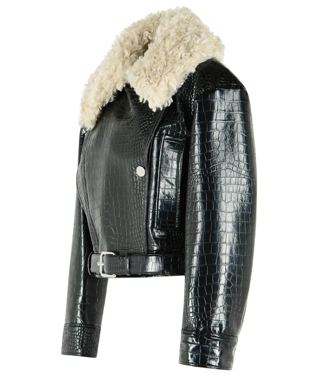 SPORTMAX Черная полиэстеровая куртка, фото 2
