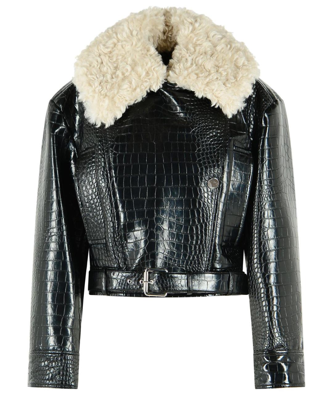 SPORTMAX Черная полиэстеровая куртка, фото 1
